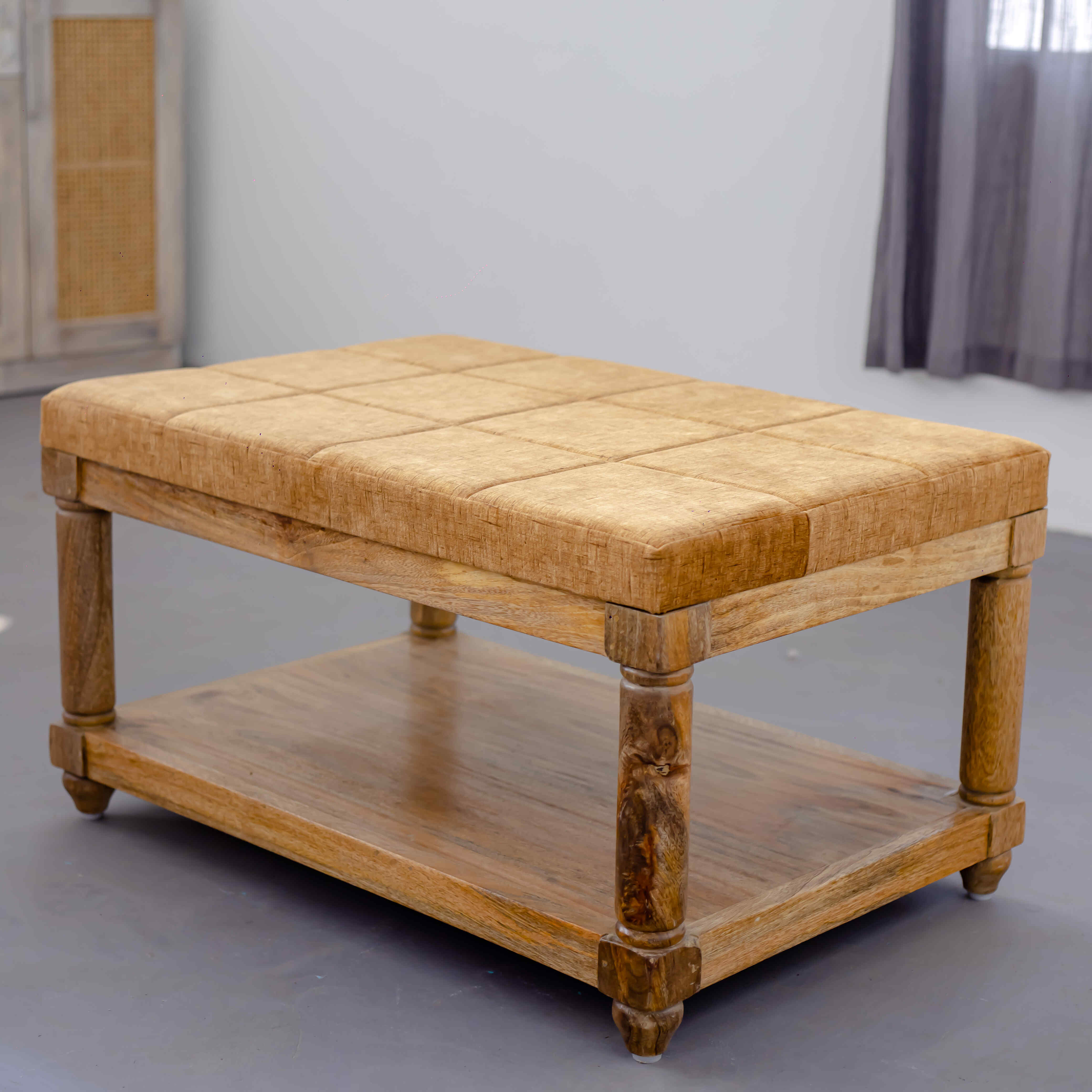 Kiran Cushioned  Coffee Table